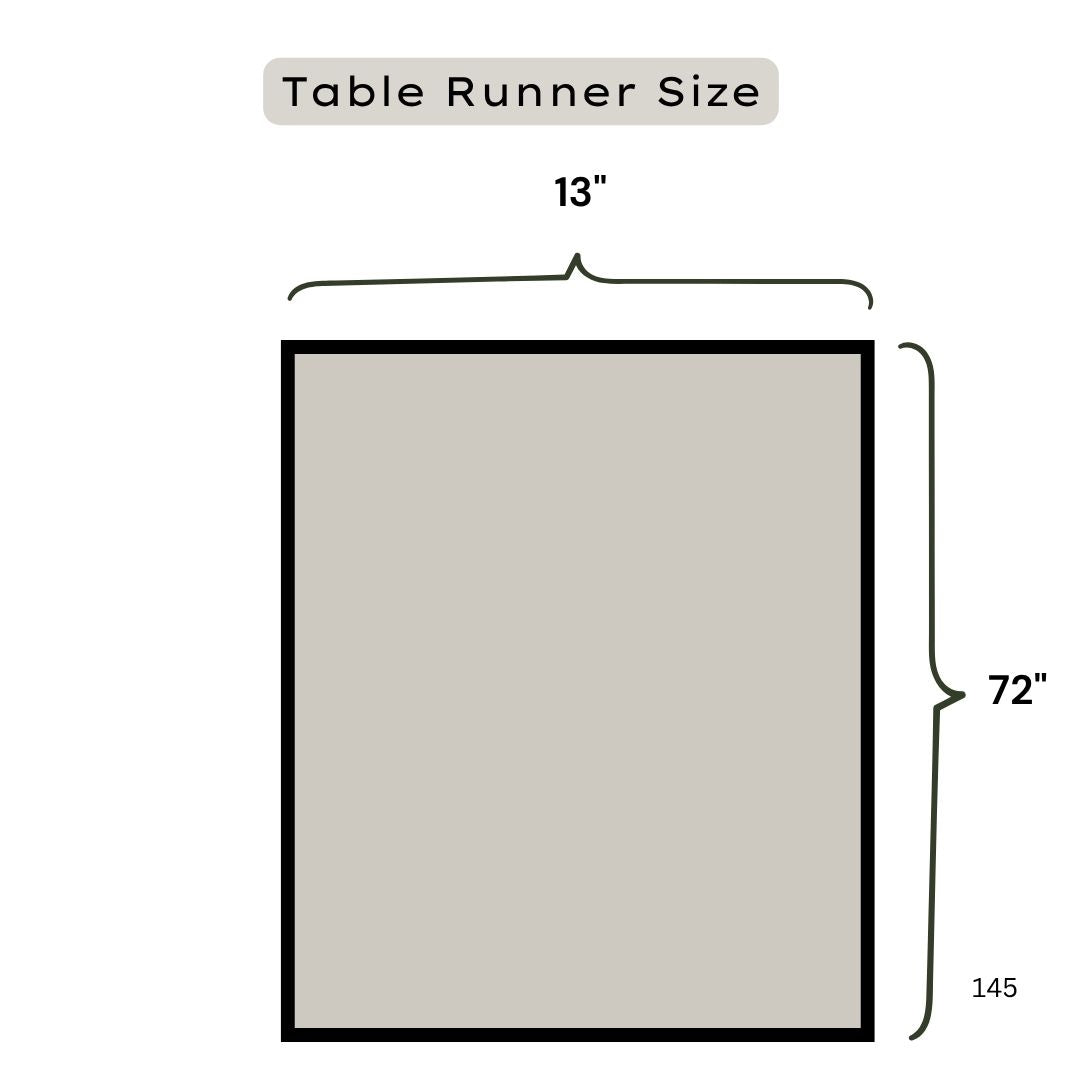 Jaipur Hand Block Printed Cotton Table Linen – Crimson Pine Bloom | Eco- Conscious