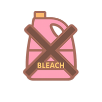 Do not Bleach or use Harsh Chemicals